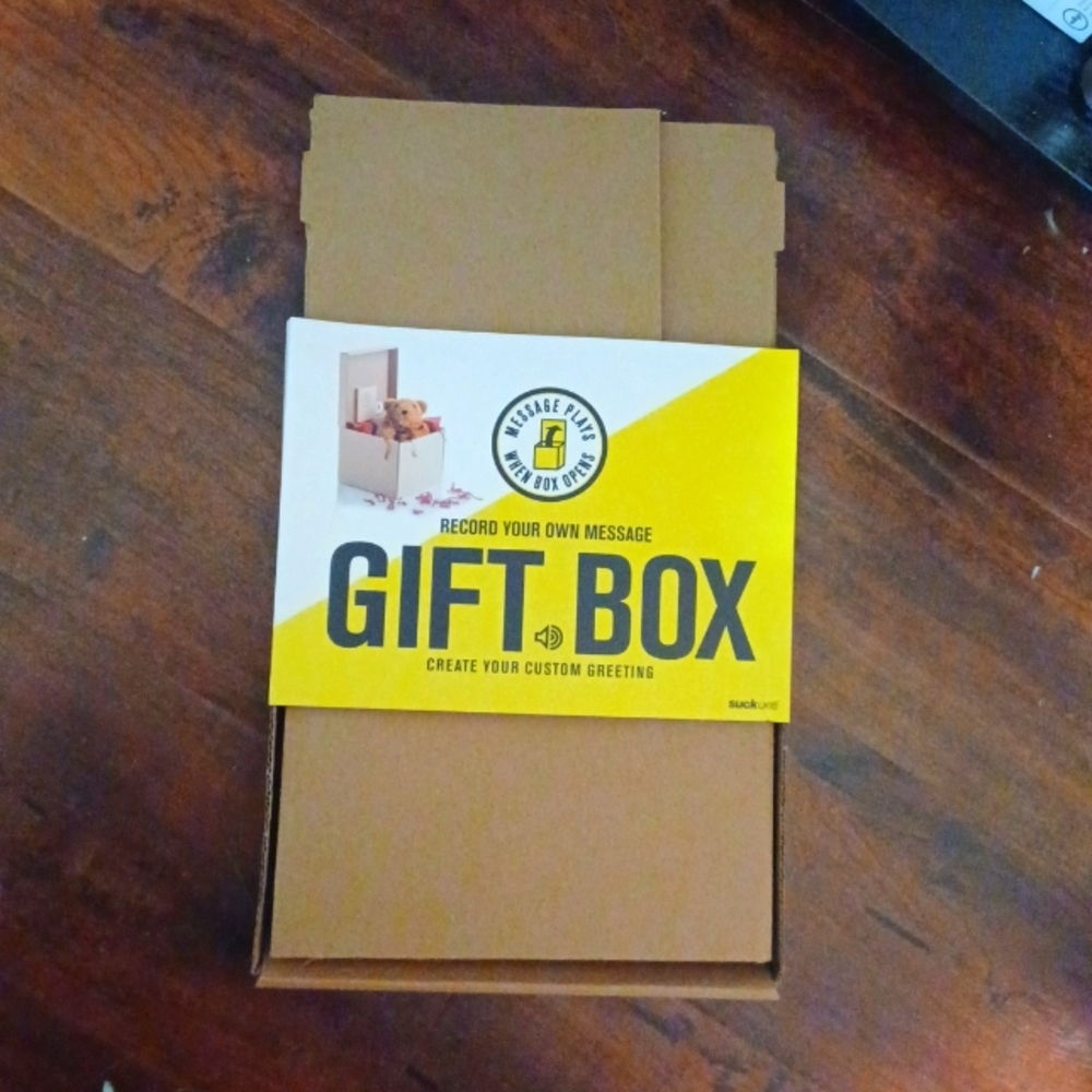 Custom Recordable Greeting Gift Box
